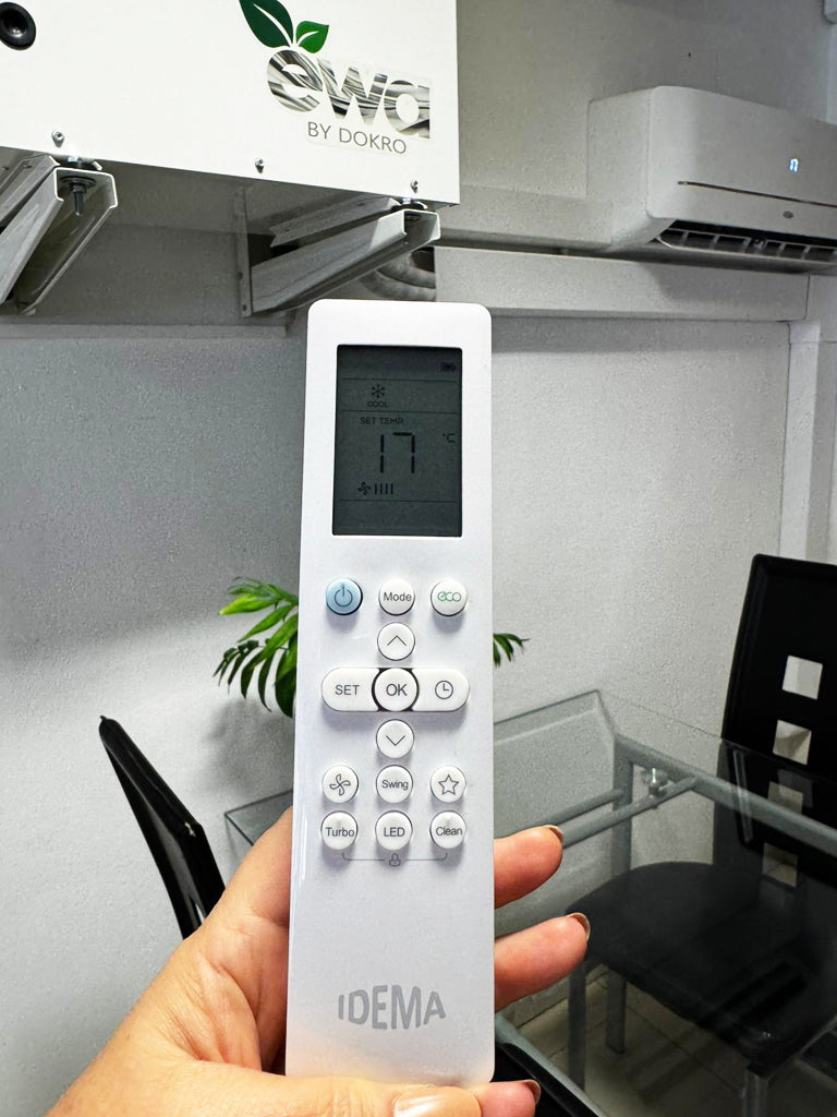 WASSERGEKUEHLTE KLIMAANLAGE EWA Single Set 1AC070SFE+Wandgerät ISAX-70UI-R32 inkl. WIFI, KLIMAANLAGE OHNE AUSSENGERÄT OHNE BOHRUNG NACH AUSSEN