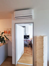 Laden Sie das Bild in den Galerie-Viewer, WASSERGEKUEHLTE KLIMAANLAGE EWA Single Set 1AC035SFE+Wandgerät ISAX-35UI-R32 inkl. WIFI, KLIMAANLAGE OHNE AUSSENGERÄT OHNE BOHRUNG NACH AUSSEN
