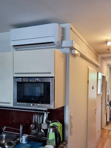 WASSERGEKUEHLTE KLIMAANLAGE EWA Single Set 1AC035SFE+Wandgerät ISAX-35UI-R32 inkl. WIFI, KLIMAANLAGE OHNE AUSSENGERÄT OHNE BOHRUNG NACH AUSSEN