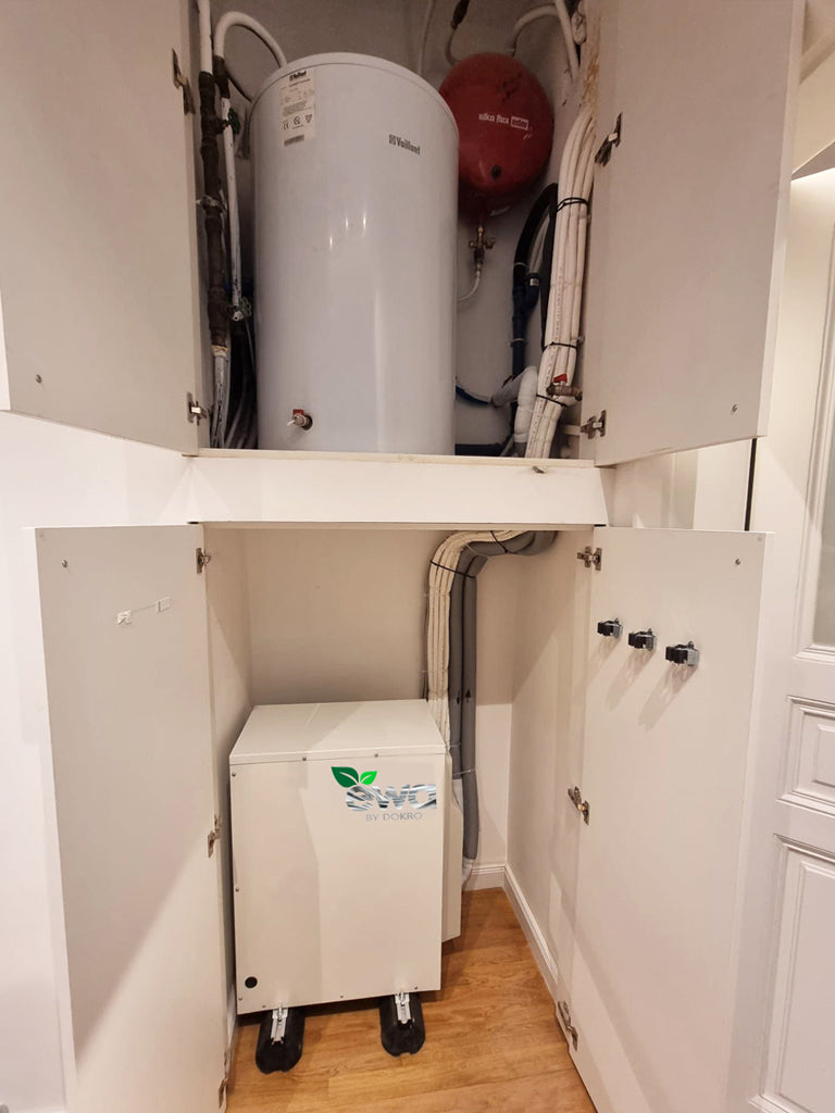 WASSERGEKUEHLTE KLIMAANLAGE EWA Single Set 1AC070SFE+Wandgerät ISAX-70UI-R32 inkl. WIFI, KLIMAANLAGE OHNE AUSSENGERÄT OHNE BOHRUNG NACH AUSSEN