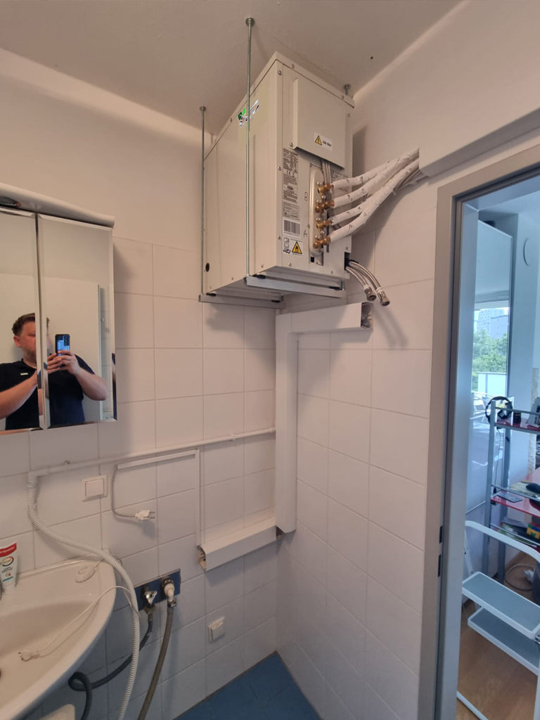 WASSERGEKUEHLTE KLIMAANLAGE EWA Single Set 1AC070SFE+Wandgerät ISAX-70UI-R32 inkl. WIFI, KLIMAANLAGE OHNE AUSSENGERÄT OHNE BOHRUNG NACH AUSSEN