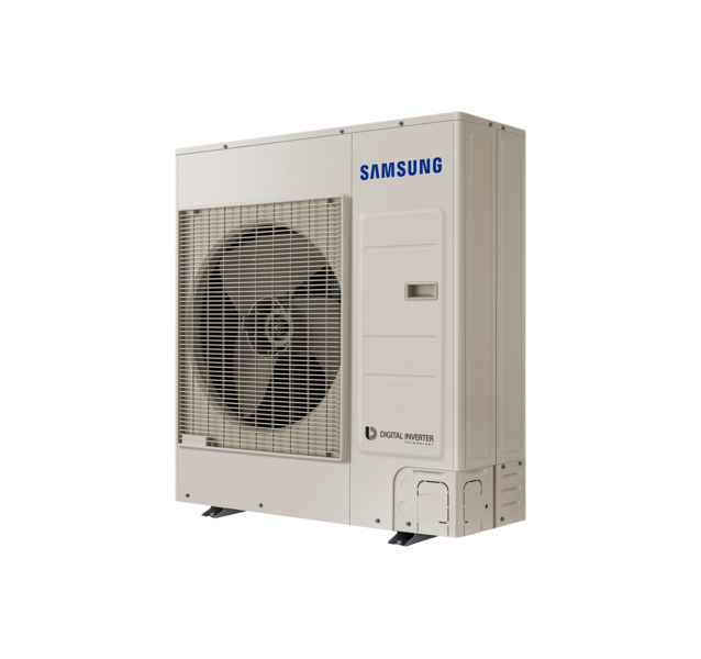 Beispiel: Wärmepumpe von Samsung, Split Wärmepumpe Außengerät